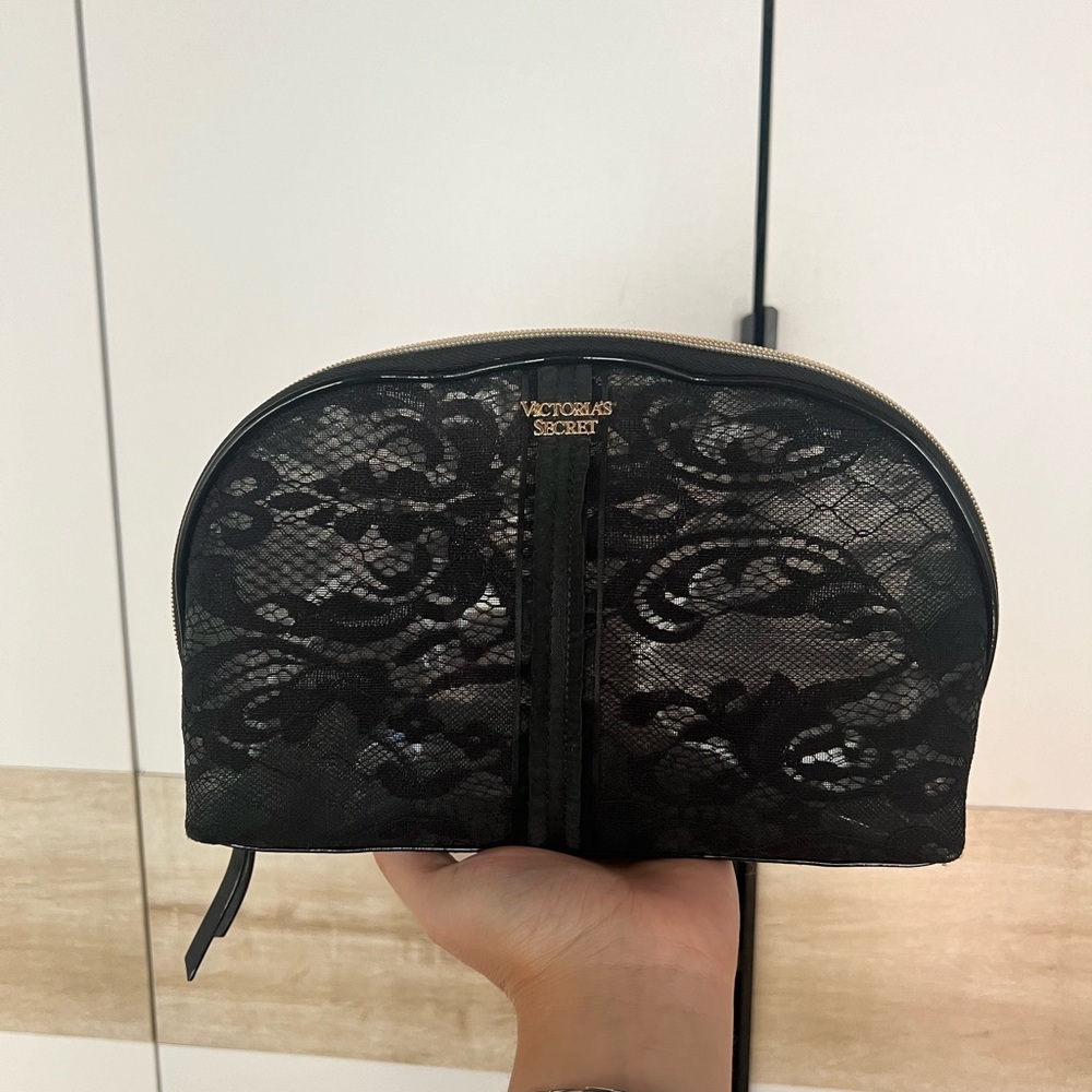 Victoria Secret black makeup bag